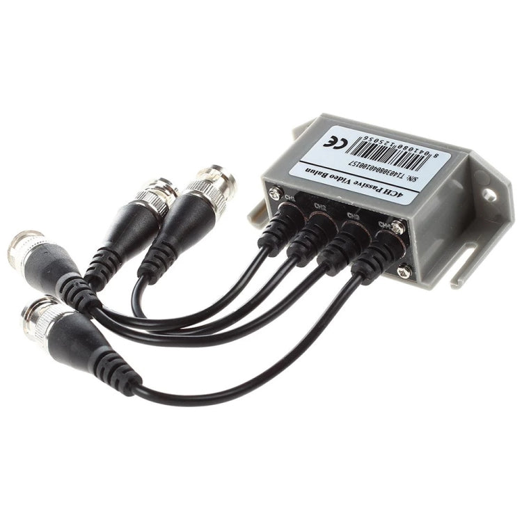 4 Channel Video ( BNC ) to UTP ( RJ45 ) Video Balun 4 Channel Video ( BNC ) to UTP ( RJ45 ) Video Balun